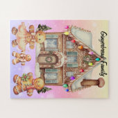 puzzle avec famille de pain d'épices (Horizontal)