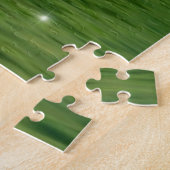 Puzzle avec Feuilles verts frais (Côté)