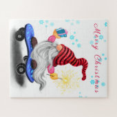Puzzle avec Gnome de Noël (Horizontal)