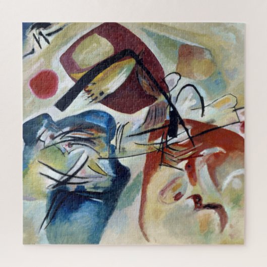 Puzzle Avec la cale noire par Wassily Kandinsky (Vertical)
