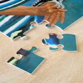 Puzzle avec la jeune fille et le faucon de Natif (Côté)