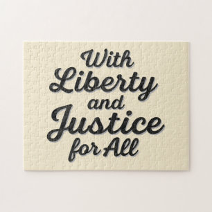 Puzzle Avec la Liberté et la Justice pour Tous Protestati