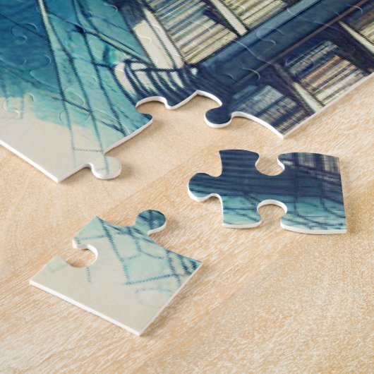 Puzzle avec l'ancienne bibliothèque giftbox (Côté)