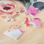 Puzzle avec l'art de l'espanteur à cocker floral (Côté)