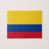 Puzzle avec le drapeau de la Colombie (Horizontal)