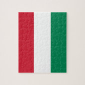Puzzle avec le drapeau de la Hongrie (Vertical)