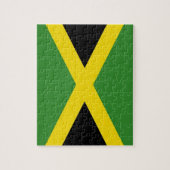 Puzzle avec le drapeau de la Jamaïque (Vertical)