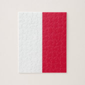 Puzzle avec le drapeau de la Pologne (Vertical)