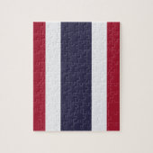 Puzzle avec le drapeau de la Thaïlande (Vertical)