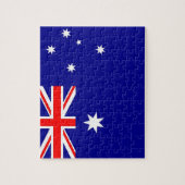 Puzzle avec le drapeau de l'Australie (Vertical)