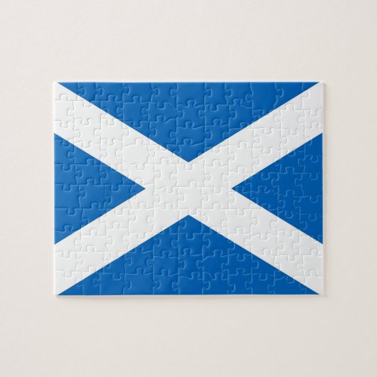 Puzzle avec le drapeau de l'Ecosse (Horizontal)