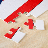 Puzzle avec le drapeau de l'État de l'Ohio (Côté)