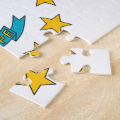 Puzzle avec le drapeau de l'État de Rhode Island (Côté)