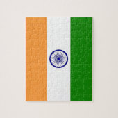 Puzzle avec le drapeau de l'Inde (Vertical)