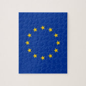 Puzzle avec le drapeau de l'Union européenne (Vertical)