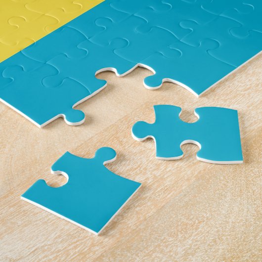 Puzzle avec le drapeau des Bahamas (Côté)