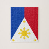 Puzzle avec le drapeau des Philippines (Vertical)