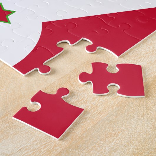 Puzzle avec le drapeau du Burundi (Côté)