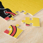 Puzzle avec le drapeau du canton d'Uri, Suisse (Côté)