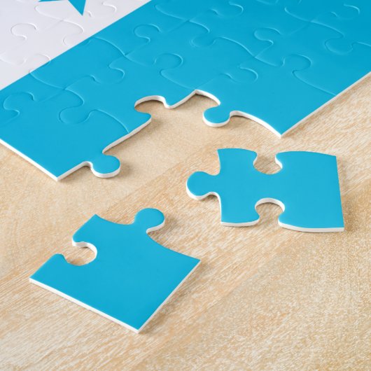 Puzzle avec le drapeau du Honduras (Côté)