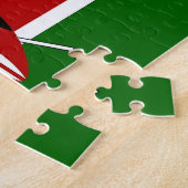 Puzzle avec le drapeau du Kenya (Côté)