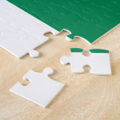 Puzzle avec le drapeau du Nigeria (Côté)