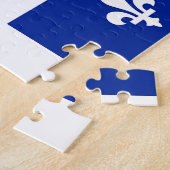Puzzle avec le drapeau du Québec, Canada (Côté)