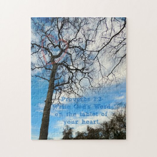 Puzzle avec l'écriture sainte (Vertical)