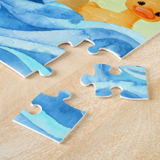 puzzle avec Mère et canard bébé (Côté)