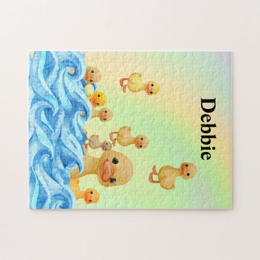 puzzle avec Mère et canard bébé (Horizontal)