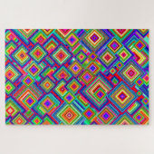 Puzzle avec motif diamant impossible (Horizontal)