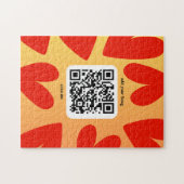 Puzzle Avec une chanson personnalisée par code QR (Horizontal)