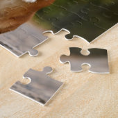 Puzzle avec une image corgi et nom personnalisé. (Côté)