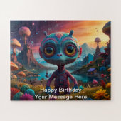 Puzzle Aventure Alien dans une forêt de champignons Imagi (Horizontal)