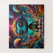 Puzzle Aventure Alien dans une forêt de champignons Imagi (Vertical)