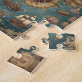 Puzzle Aventure Carte vintage (Côté)