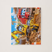 Puzzle Aventure de camion de construction (Vertical)