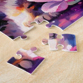 Puzzle Aventure de chaton dans la forêt papillon (Côté)