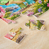 Puzzle Aventure de dinosaure mignon (Côté)