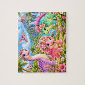 Puzzle Aventure de dinosaure mignon (Vertical)