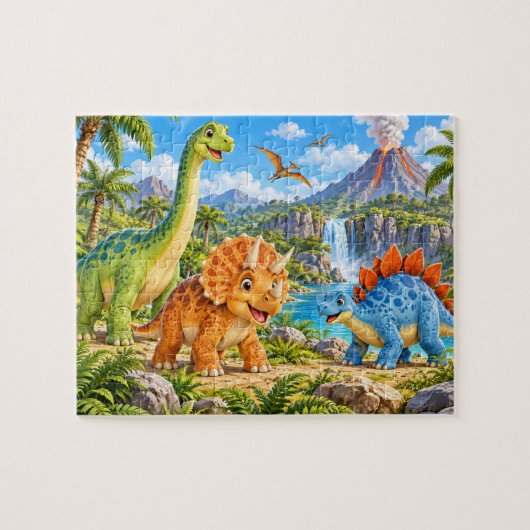 Puzzle Aventure de dinosaures (Horizontal)