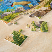 Puzzle Aventure de dinosaures (Côté)