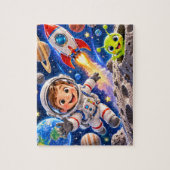 Puzzle Aventure de l'explorateur spatial (Vertical)