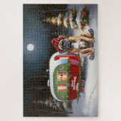 Puzzle Aventure de Noël en caravane Boxer d'hiver (Vertical)