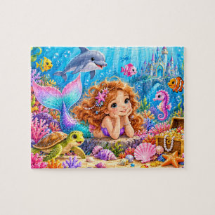 Puzzle Aventure de sirène sous-marine