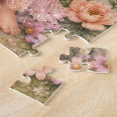 Puzzle Aventure du jardin de contes de fées avec des fleu (Côté)
