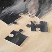 Puzzle Aventure magique avec un loup blanc" (Côté)