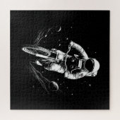 Puzzle Aventure spatiale en vélo astronaute cosmique (Horizontal)