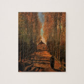 Puzzle Avenue des peupliers à l'automne par Vincent van G (Vertical)