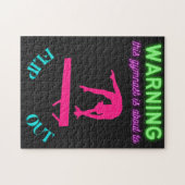 Puzzle Avertissement Cette Gymnaste Est Sur Le Point De S (Horizontal)